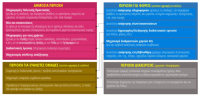 Draft of the structure (areas – functions) of the Portal as it will be presented to the various types of users